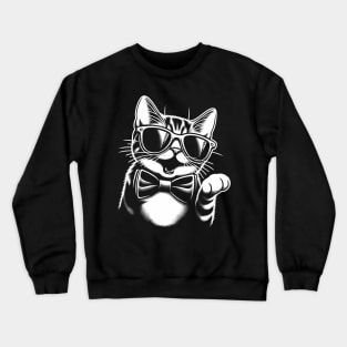 Thoughtful Cat Let Me Interject Crewneck Sweatshirt